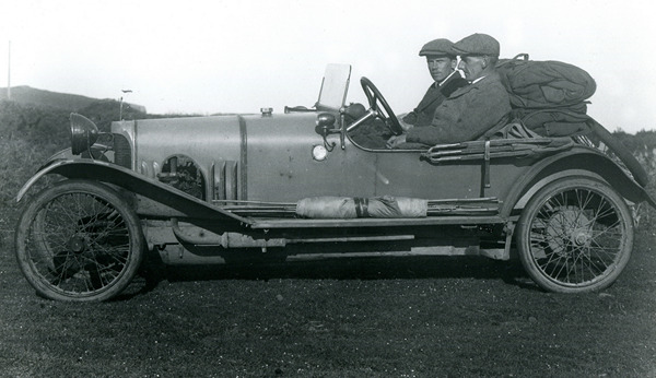 Salmon and Ingram on the Road post 1921 when Salmon purchased a car - a 1920 Gofrey Nash