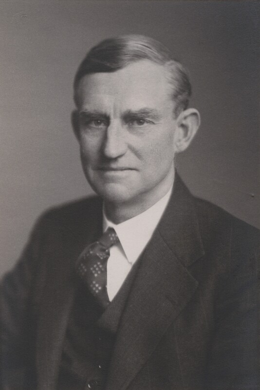 Sir Cyril Fred Fox, by Walter Stoneman 1945 NPG x167635, used under CC licence 