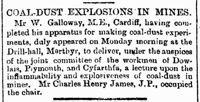 South Wales Daily News of the 4th December 1894