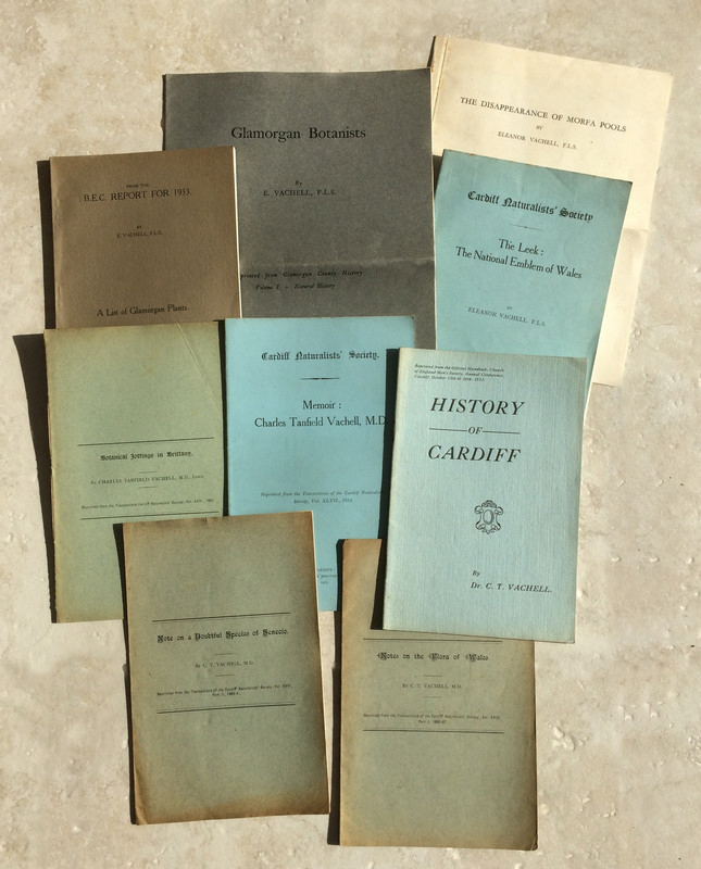 Selection of C T Vatchell E Vachell publications - many published by the Society