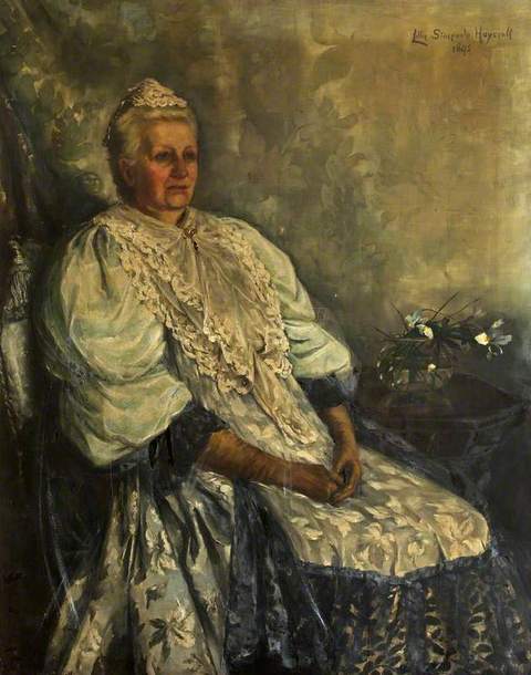 Lady Aberdare by Lillie Stacpoole Haycraft (1852-1916) with kind permission of Cardiff University 