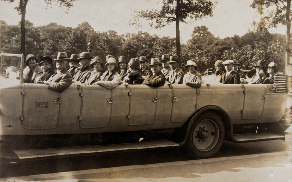 Society trip in a Charabanc