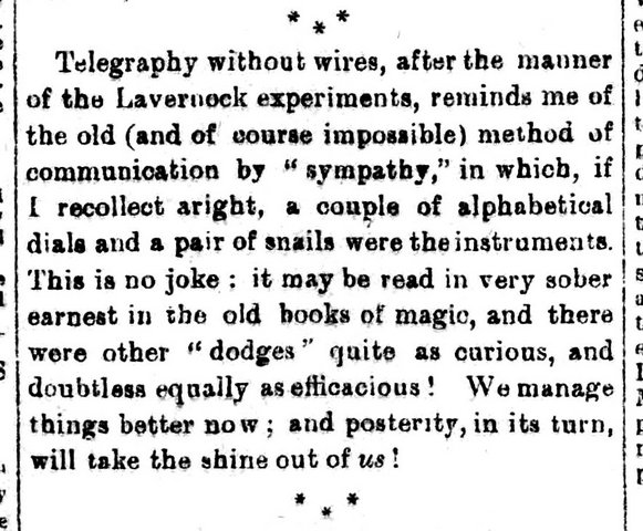 Evening Express31st December 1892